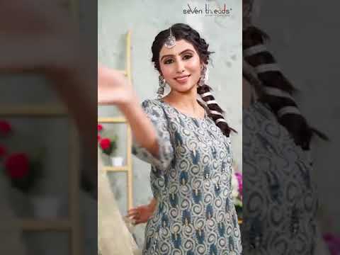 Seven Threads Ex-14 Cotton Slub Wholesale Readymade Salwar Suit Catalog – product video thumbnail