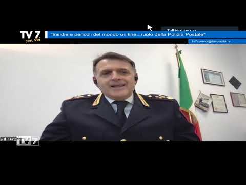 Insidie e pericoli del mondo on line... Ruolo della Polizia Postale - Tv7 con Voi 9/2/2021 (1 di 3)