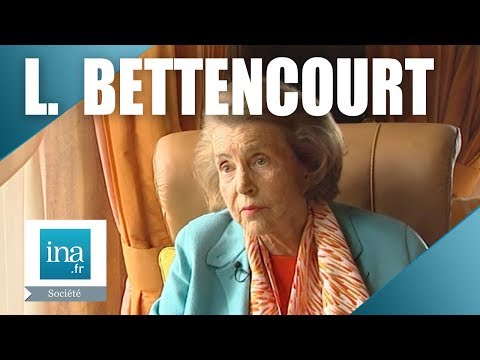 Liliane Bettencourt reacts to her request for guardianship | INA Archive