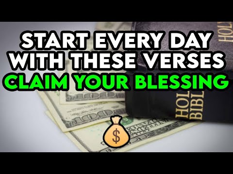 🙏MONEY PRAYERS FROM THE BIBLE: START EVERYDAY WITH THIS VERSE & REMOVE FINANCIAL PROBLEMS INSTANTLY