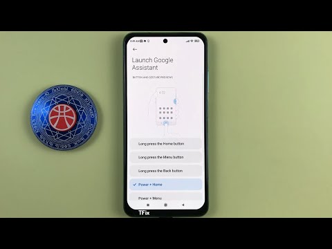 How to open Google Assistant when pressing Power + Home button on Xiaomi Redmi Note 10 Android 11