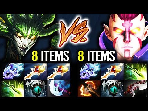 EPIC CLASH END BOSS 8 item Medusa vs Full Slot Anti-mage Pro Dota 2 Moment