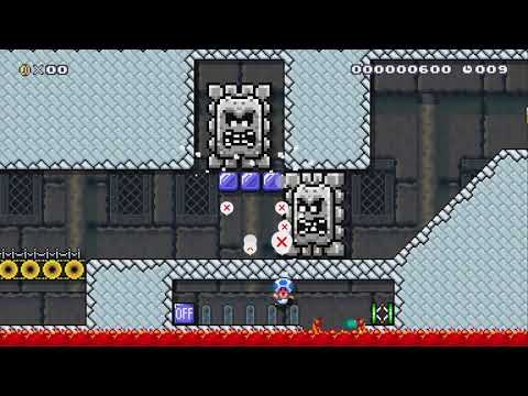 Thwomp Attack 20 Seconds by Xypher* - Super Mario Maker 2 - No Commentary 1bx