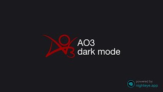 AO3 Dark Mode: How to Enable It with Night Eye