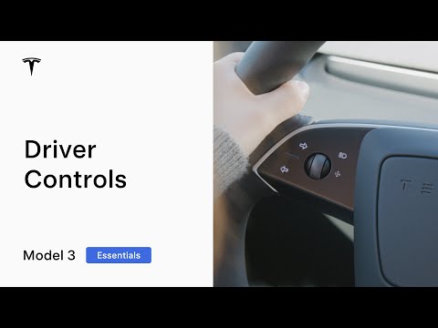Driver Controls — Model 3