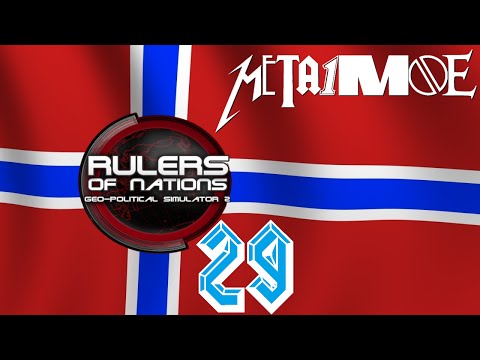 Politiksimulator 2 Rulers Of Nations Let's Play #29 Norwegen Ganz leichter Aufwärtstrend