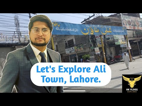1st Vlog | Review | Ali Town, Lahore | Explore with HK|