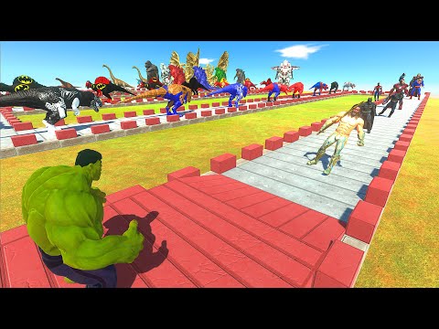 HULK LVL 1000 HARDCORE DEATHRUN - Animal Revolt Battle Simulator