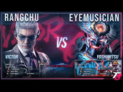 Tekken 8 ▰ RANGCHU (Victor) VS EYEMUSICIAN (Yoshimitsu) | High Level Gameplay