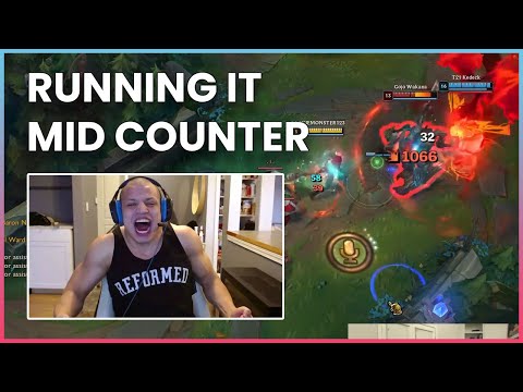 Tyler1's teammate running it down mid