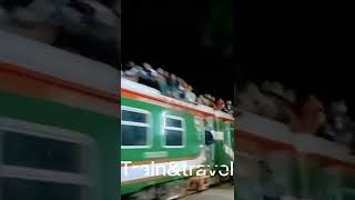 Massive packed eid festival train at Bangladesh railway #shorts #viral #video #youtubeshorts 2022
