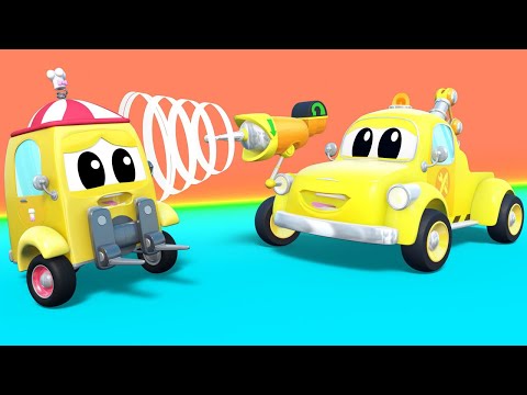 IzumiTom Tegljač TEGLJAČ Tom je stvorio ZAMRZIVAČ VREMENA ! - Auto Grad - Crtići za djecu