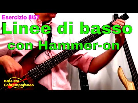 Lezione 38c (p2) Bassista Contemporaneo Online - Linee di basso con HAMMER-ON