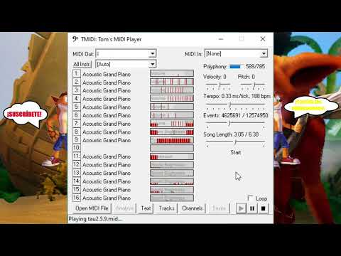 [LAST BLACK MIDI VIDEO] Tau the Song 6.28 Million (TMIDI run)