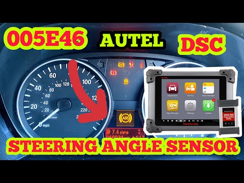 AUTEL BMW 005E46 Dynamic Stability Control DSC LWS Steering Angle Sensor Plausibility FIXED!