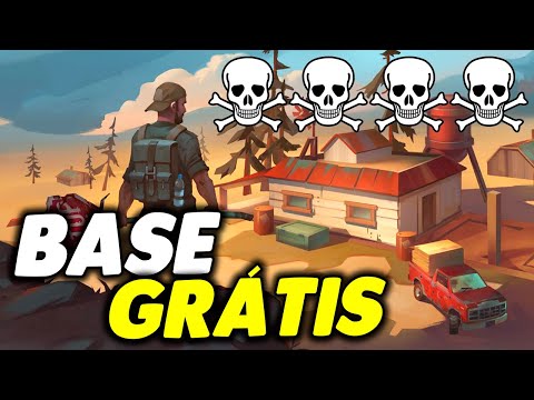 BASE GRÁTIS COM 4 CAVEIRAS NA INVASÃO - Last Day On Earth