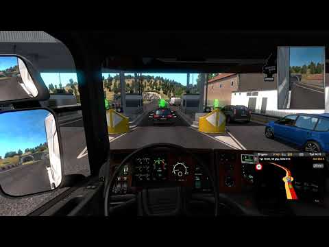 Euro Truck Simulator 2 Θεσσαλονίκη - Ιωάννινα με Scania 164L
