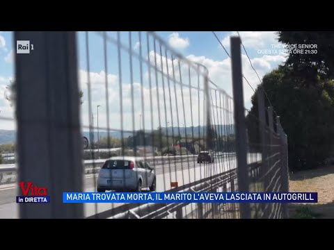 Lascia la moglie all'autogrill, Maria trovata morta impiccata - Vita in Diretta 16/10/2026
