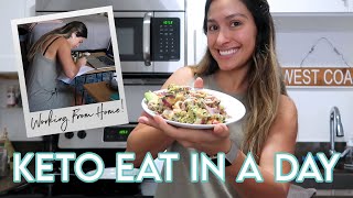 Keto What I Eat In A Day: Work From Home Day In The Life in Lockdown