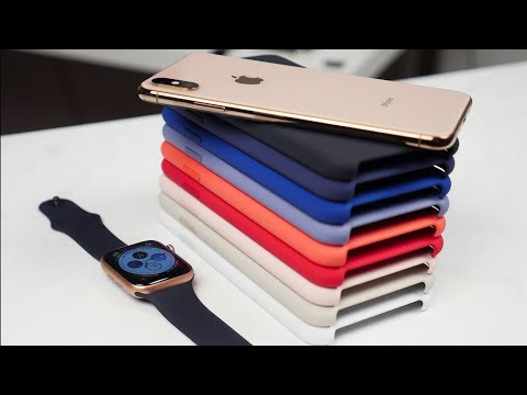 Apple iPhone XS & XS Max Silicone Case Review - All Colors! Video