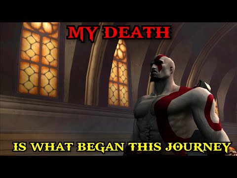 Kratos destroys the sister of fates with this line