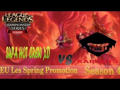 || SUPA HOT CREW XD vs Karont3 esports Club  || Challenger Stage LCS PROMO Tournament Spring 2014
