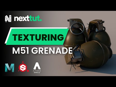 Maya Tutorial for Beginners Modelling an M51 Grenade in Maya 2022
