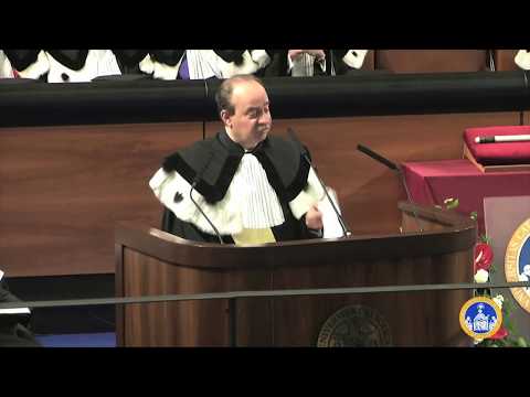 Honoris Causa Draghi. L'intervento del Rettore Franco Anelli