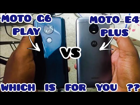 Moto G6 Play vs Moto E4 Plus comparison: Different yet the same.