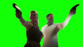 Grand Theft Auto VI trailer 1 Lucia & Jason green screen