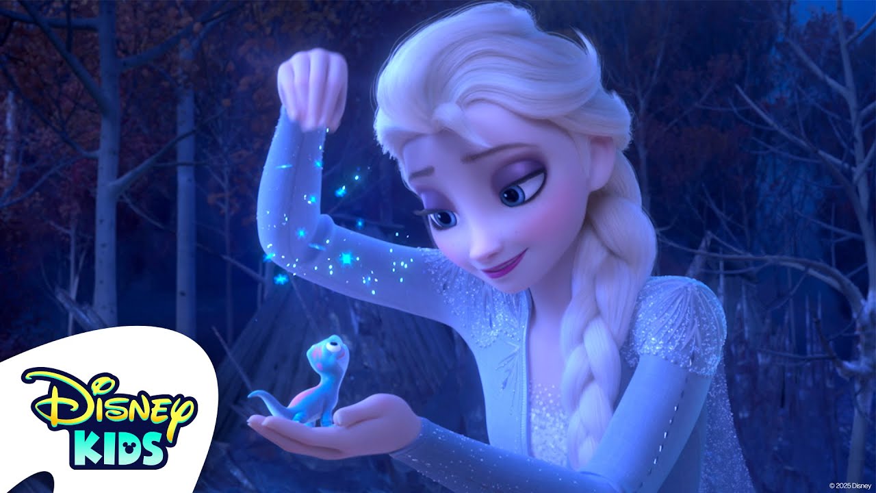 Experience Elsa's Magic with Anna, Olaf, and Kristoff! 🌨️☃️❄️ | Frozen | @disneykids