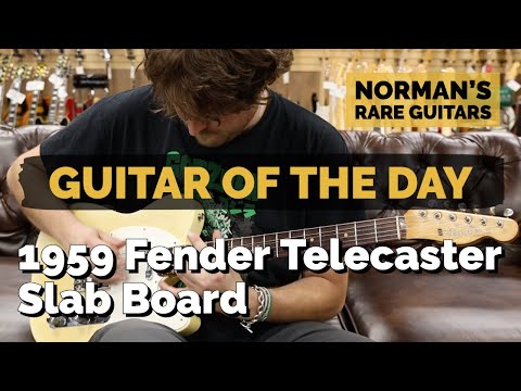 Guitar of the Day: 1959 Fender Telecaster Slab Board | Norman's Rare Guitars