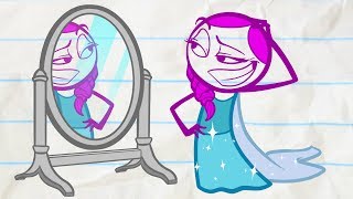 Snow Problem for Pencilmiss! -in- SNOW AND TELL - Pencilmation Cartoons for Kids