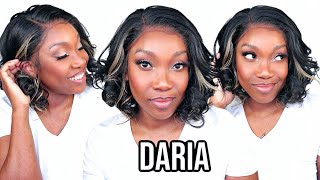 😍 My NEW BOB ERA! Sensationnel Barelace Synthetic Hair Glueless BARELUXE Lace Wig - Y PART DARIA