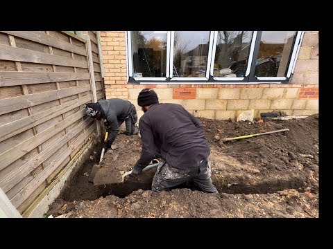 We’re outside digging again - London Extension Build