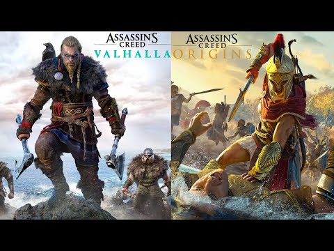 Assassins Creed Valhalla vs Odyssey - Comparação de Física e Detalhes