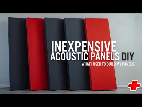 Inexpensive DIY Acoustic Sound Panels