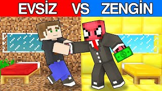 EVSİZ vs TRİLYONER - Minecraft
