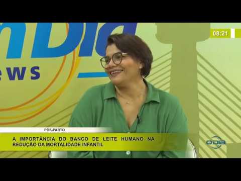 Bom Dia News 11 02 2020  Vanessa Paz (Coord. Banco de Leite Humano - MDER) - PoÌs-parto