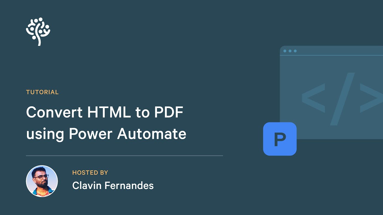 Automatically Convert HTML to PDF Using Power Automate
