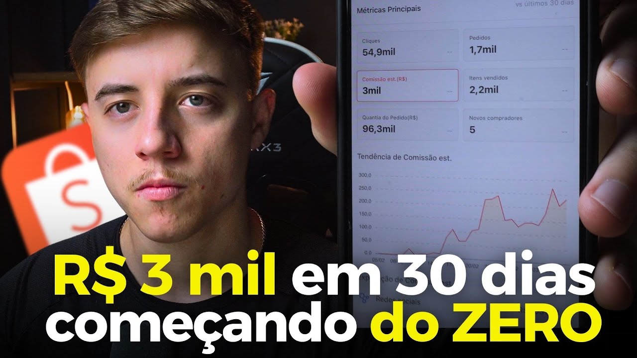 AFILIADO SHOPEE: Testei durante 30 DIAS pra te provar que não é sorte!