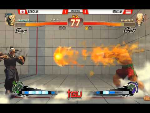 THAIGER UPPERCUT 2014 Winner Final - USF4 - Bonchan vs Xian
