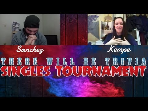 There Will Be Trivia: Singles Tournament - Jen Kempe vs Henry Confidential (round 1)