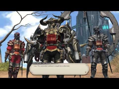Final Fantasy XIV: A Realm Reborn - 121 Rhitahtyn fanboys over Gaius.