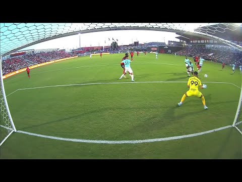 Luis Solignac with a Goal vs. FC Tulsa