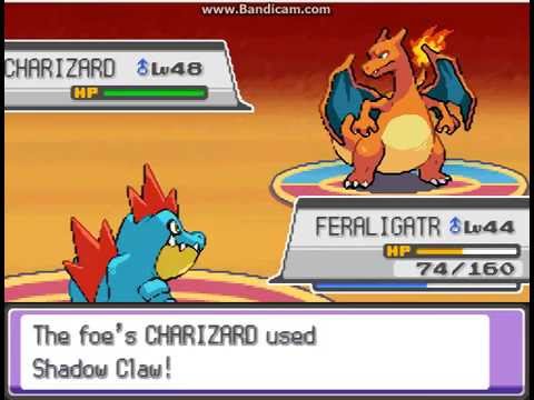 Lets play pokemon heart gold part 29 vs champion Lance