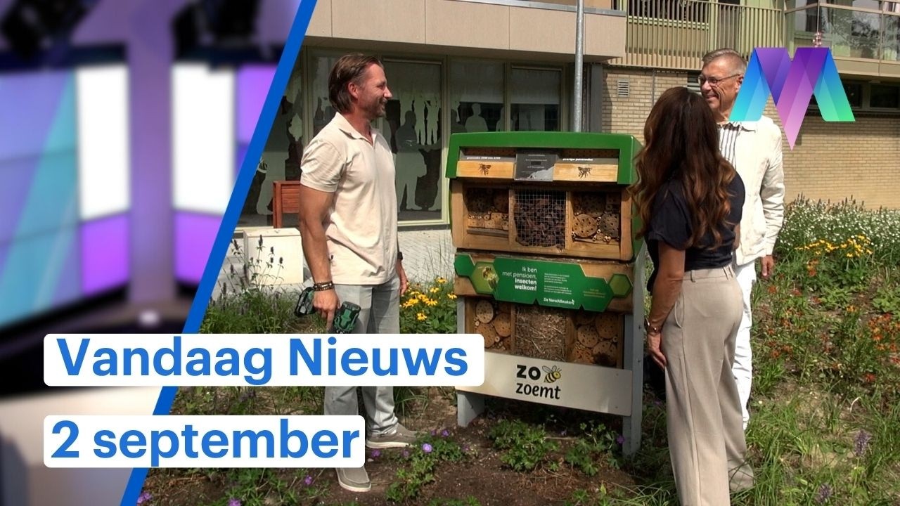 Vandaag Nieuws: Voormalige PostNL postbus is nu insectenhotels