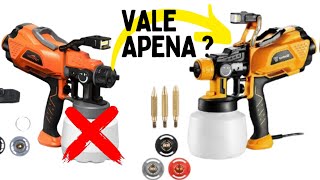SEM COMPRESSOR??? Pistola de PINTURA pulverizadora ELÉTRICA
