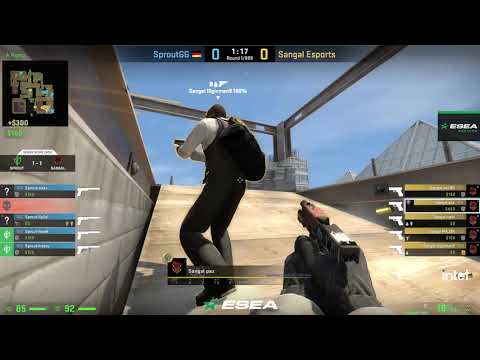 SANGAL vs SPROUT | Bo3 | ESEA Premier S36 | 3. Harita VERTIGO