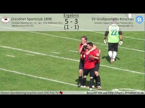 Tor: Dresdner SC 1898 2:1 SV Großpostwitz-Kirschau